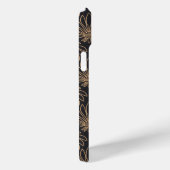 Art Deco pattern with gold floral motifs  Case-Mate iPhone Hülle (Rückseite / Rechts)