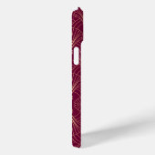 Art Deco pattern with gold geometric fan motifs  Case-Mate iPhone Hülle (Rückseite / Rechts)