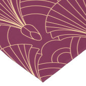 Art Deco pattern with gold geometric fan motifs  Kurzer Tischläufer (Ecke)