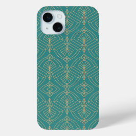 Art Deco pattern with gold geometric shapes  Case-Mate iPhone Hülle