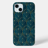 Art Deco pattern with gold geometric shapes Case-Mate iPhone Hülle (Rückseite)