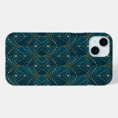 Art Deco pattern with gold geometric shapes Case-Mate iPhone Hülle (Rückseite (Horizontal))
