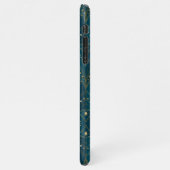 Art Deco pattern with gold geometric shapes iPhone Hülle (Linke Seite)