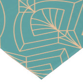 Art Deco pattern with gold geometric shapes  Kurzer Tischläufer (Ecke)