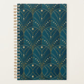 Art Deco pattern with gold geometric shapes Planer (Vorderseite)