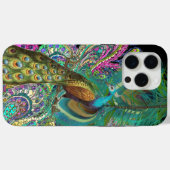 Art Deco Peacock Case-Mate iPhone Hülle (Rückseite (Horizontal))
