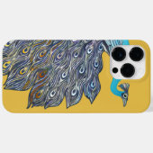Art Deco Peacock Case-Mate iPhone Hülle (Rückseite (Horizontal))