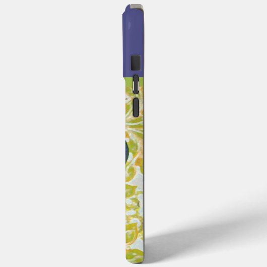 Art Deco Peacock Case-Mate iPhone Hülle (Rückseite / Links)