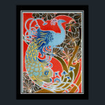 Art Deco Peacock Vintag Poster<br><div class="desc">Art Deco Peacock Vintage Poster Art Deko, Retro-Bilder, Vintage Illustrationen, Vintag Retro, Jugendstil, Deko Bild, Vintage Reise, France Reise, Paris Reise, Französisch, Vintagestore, Vintag, Restaurant drco, Retro, Reise, Jahrgang Bilder, viktorianische, viktorianische Bilder, Vintage Grafik, populär, Dekor Stil, Retro-Stil, cool, modern, Land, Landschaften, Vintag Speicher, Plakate</div>