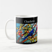 Art Déco - Personalisierte Glashütten Kaffeetasse (Links)