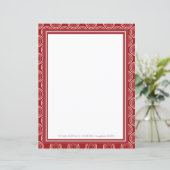 Art Deco Personalisierte Papierblätter (Stehend Vorderseite)