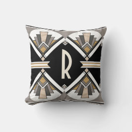 Art Deco Personalisiertes Delight Muster Kissen