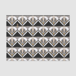 Art Deco Personalisiertes Delight Muster Seidenpapier