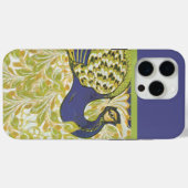 Art Deco Pfau Case-Mate iPhone Hülle (Rückseite (Horizontal))