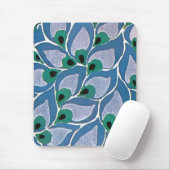 Art-Deco-Pfau von Seguy Mousepad (Mit Mouse)