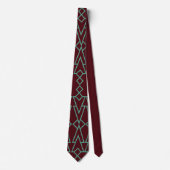 Art Deco Pfeile Krawatte (Vorderseite)