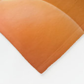 Art Deco Pfirsich-Muster Fleecedecke (Ecke)