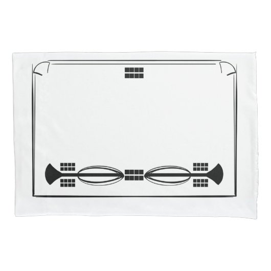 Art Deco pillow case Kissenbezug (Vorderseite)