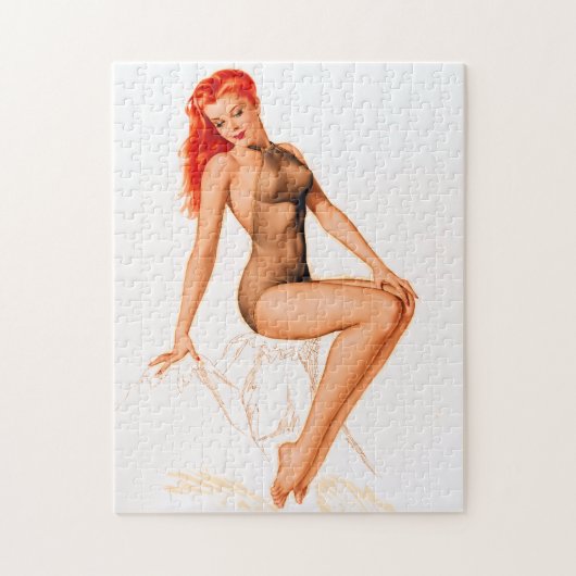 Art Deco Pin-Up Puzzle (Vertikal)