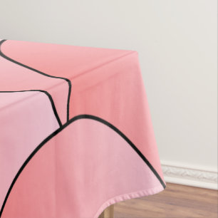 Art Deco Pink Scales Design Tableclout Tischdecke