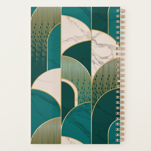 Art Deco Planner Planer (Rückseite)