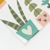 Art Deco Planter Fleecedecke (Ecke)