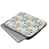 Art Deco Planter Laptopschutzhülle (Vorne Knopf)