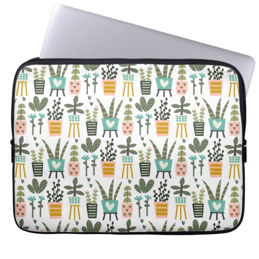 Art Deco Planter Laptopschutzhülle (Vorderseite)