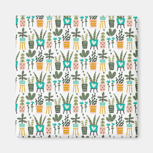 Art Deco Planter Magnet