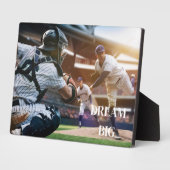 Art Deco Plaque-Baseball Fotoplatte (Seite)