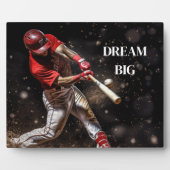 Art Deco Plaque-Baseball Fotoplatte (Vorderseite)