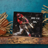 Art Deco Plaque-Baseball Fotoplatte (Seite)
