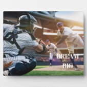 Art Deco Plaque-Baseball Fotoplatte (Vorderseite)