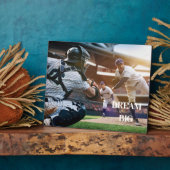 Art Deco Plaque-Baseball Fotoplatte (Seite)