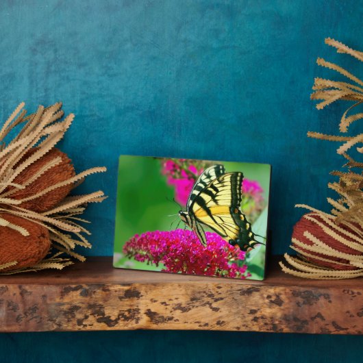 Art Deco Plaque-Butterfly Plaque Fotoplatte (Seite)