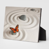 Art Deco Plaque-Butterfly Plaque Fotoplatte (Seite)