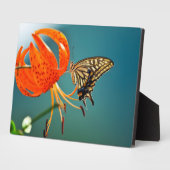 Art Deco Plaque-Butterfly Plaque Fotoplatte (Seite)
