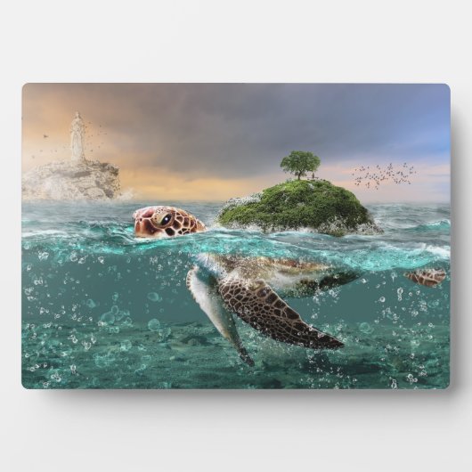 Art Deco Plaque Fotoplatte (Vorderseite)