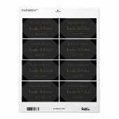 Art Deco Posh Wasserflasche (Vorne)