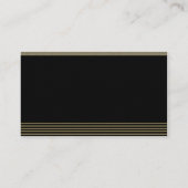Art Deco Posh Wedding Platzkarten (Rückseite)
