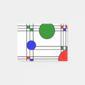 Art Deco Post-it Klebezettel (Vorderseite)