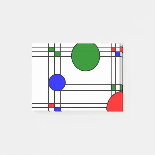 Art Deco Post-it Klebezettel (Vorderseite)