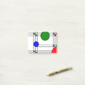 Art Deco Post-it Klebezettel (Auf Schreibtisch)