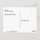 Art Deco Postcard Empire State Gebäude anpassen Postkarte (Rückseite)