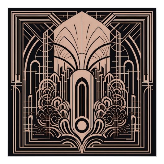 Art Deco Poster (Vorderseite)