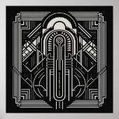 Art Deco Poster (Vorne)