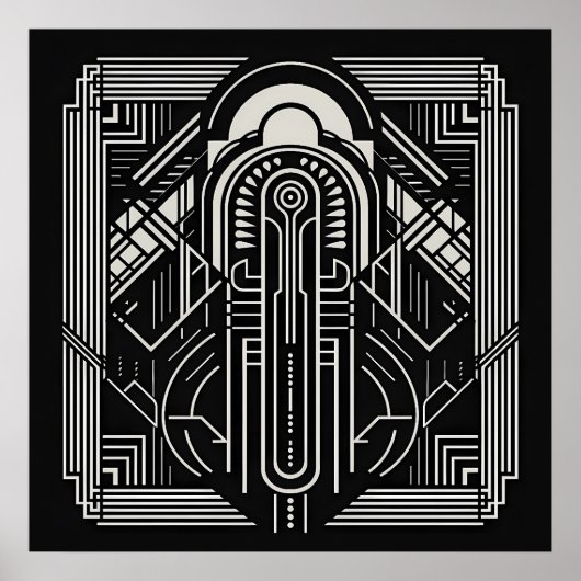 Art Deco Poster (Vorne)