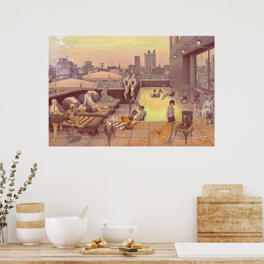 Art Déco Poster (Küche)