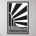 Art Deco Poster<br><div class="desc">Dieses atemberaubende Deko-Poster ergänzt die Dekoration in jedem Zimmer um eine wunderbare Note - gerahmt!</div>