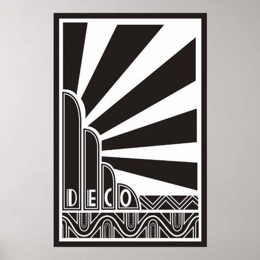 Art Deco Poster (Vorne)